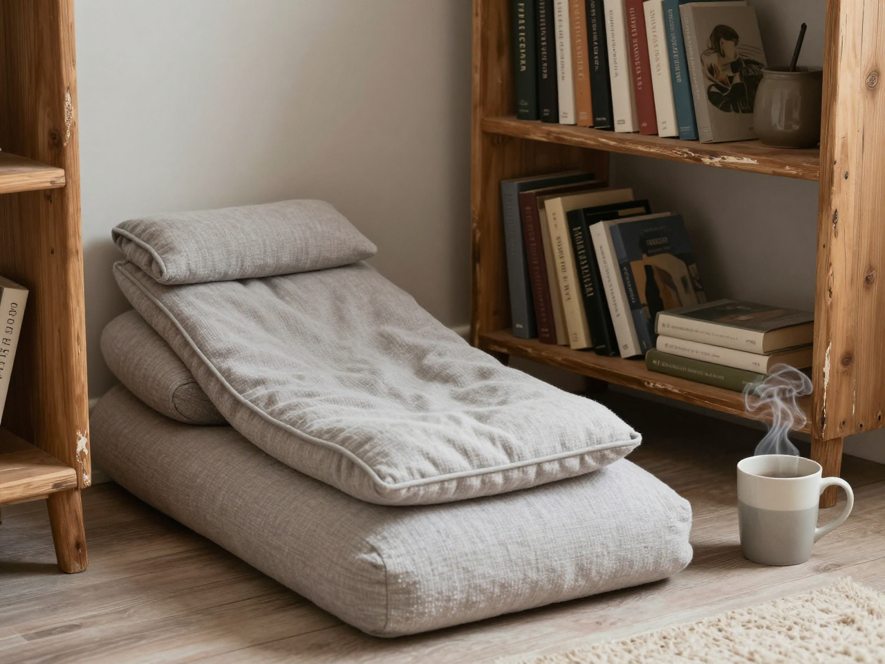 Quiet corner for reading relaxation guides